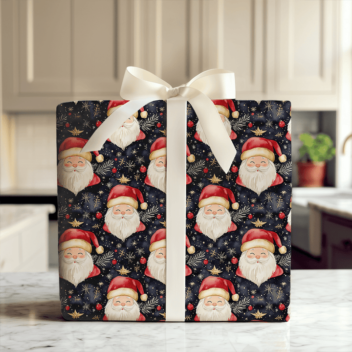 St. Nick Sparkle - Wrapping Paper - Aspen & Arlo