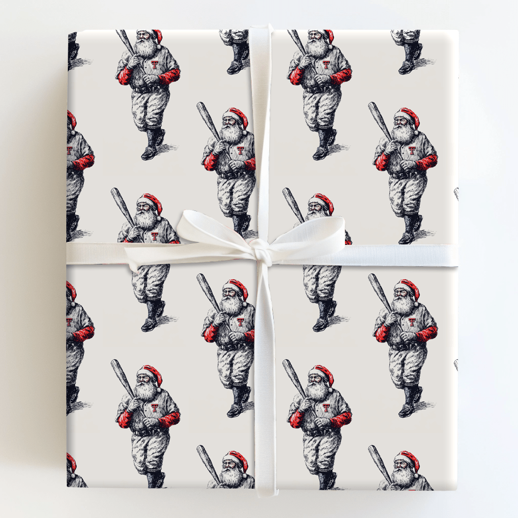 Santa's Lineup Card – All Tech - Wrapping Paper - Aspen & Arlo