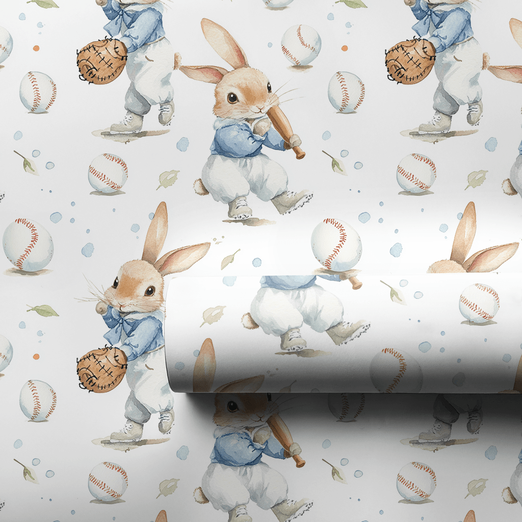 Home Run Hopper - Wrapping Paper - Aspen & Arlo