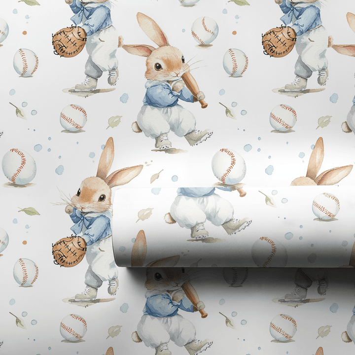 Home Run Hopper - Wrapping Paper - Aspen & Arlo