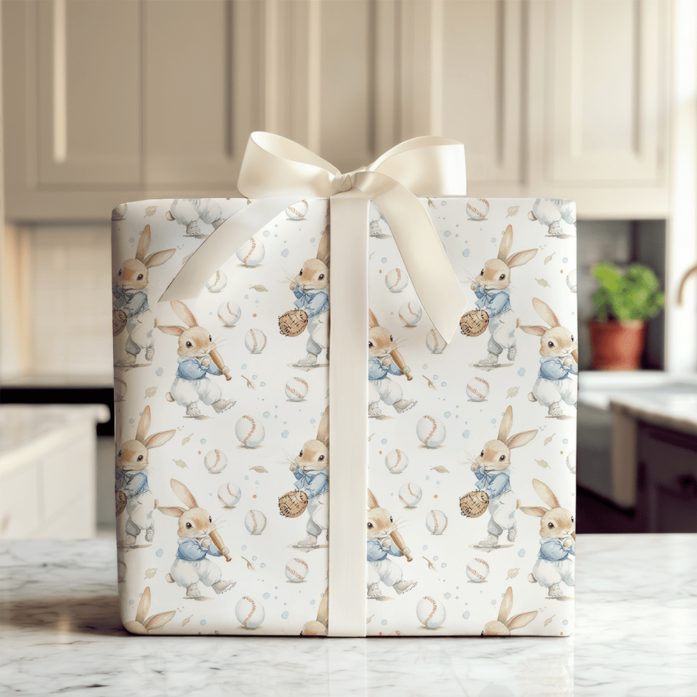 Home Run Hopper - Wrapping Paper - Aspen & Arlo