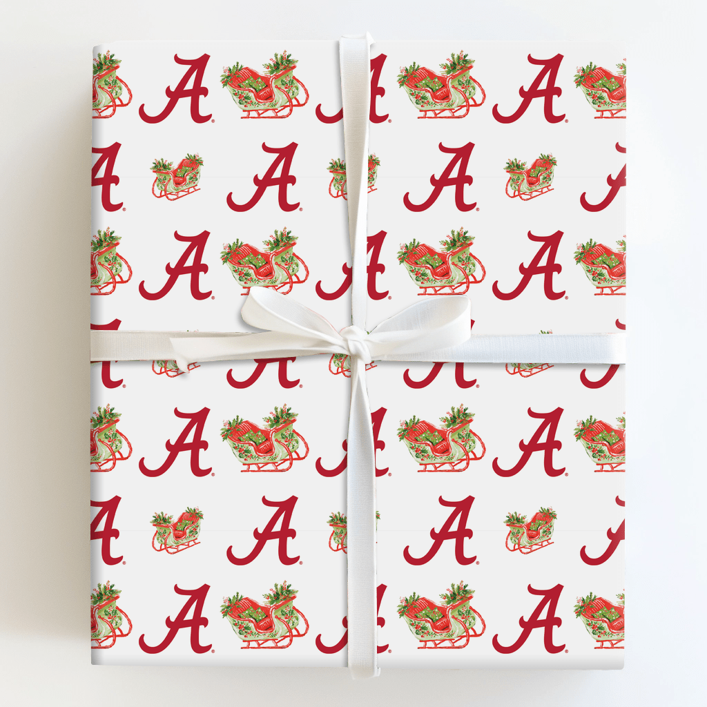 Sleigh Bama - Wrapping Paper - Aspen & Arlo