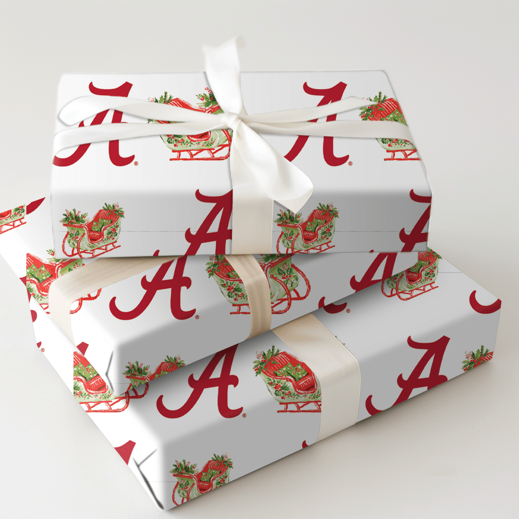 Sleigh Bama - Wrapping Paper - Aspen & Arlo