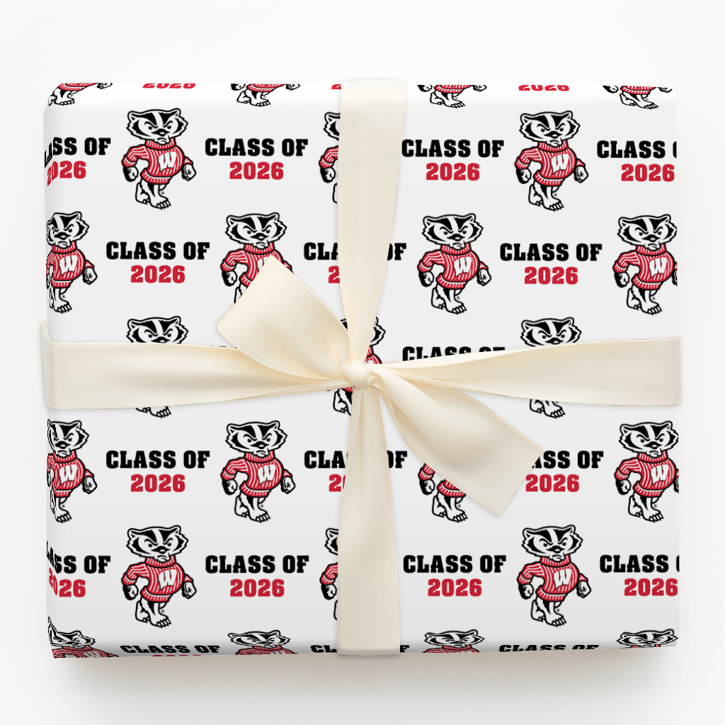 Bucky Class of 2026 - Wrapping Paper - Aspen & Arlo
