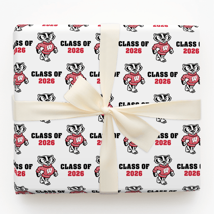 Bucky Class of 2026 - Wrapping Paper - Aspen & Arlo