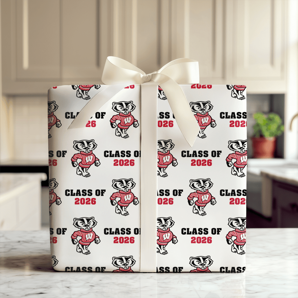 Bucky Class of 2026 - Wrapping Paper - Aspen & Arlo