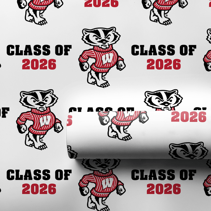 Bucky Class of 2026 - Wrapping Paper - Aspen & Arlo
