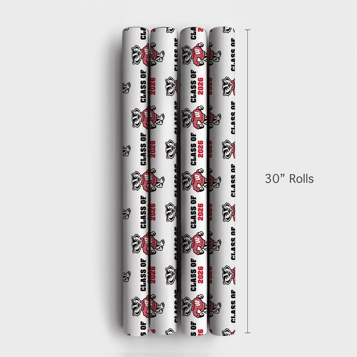Bucky Class of 2026 - Wrapping Paper - Aspen & Arlo