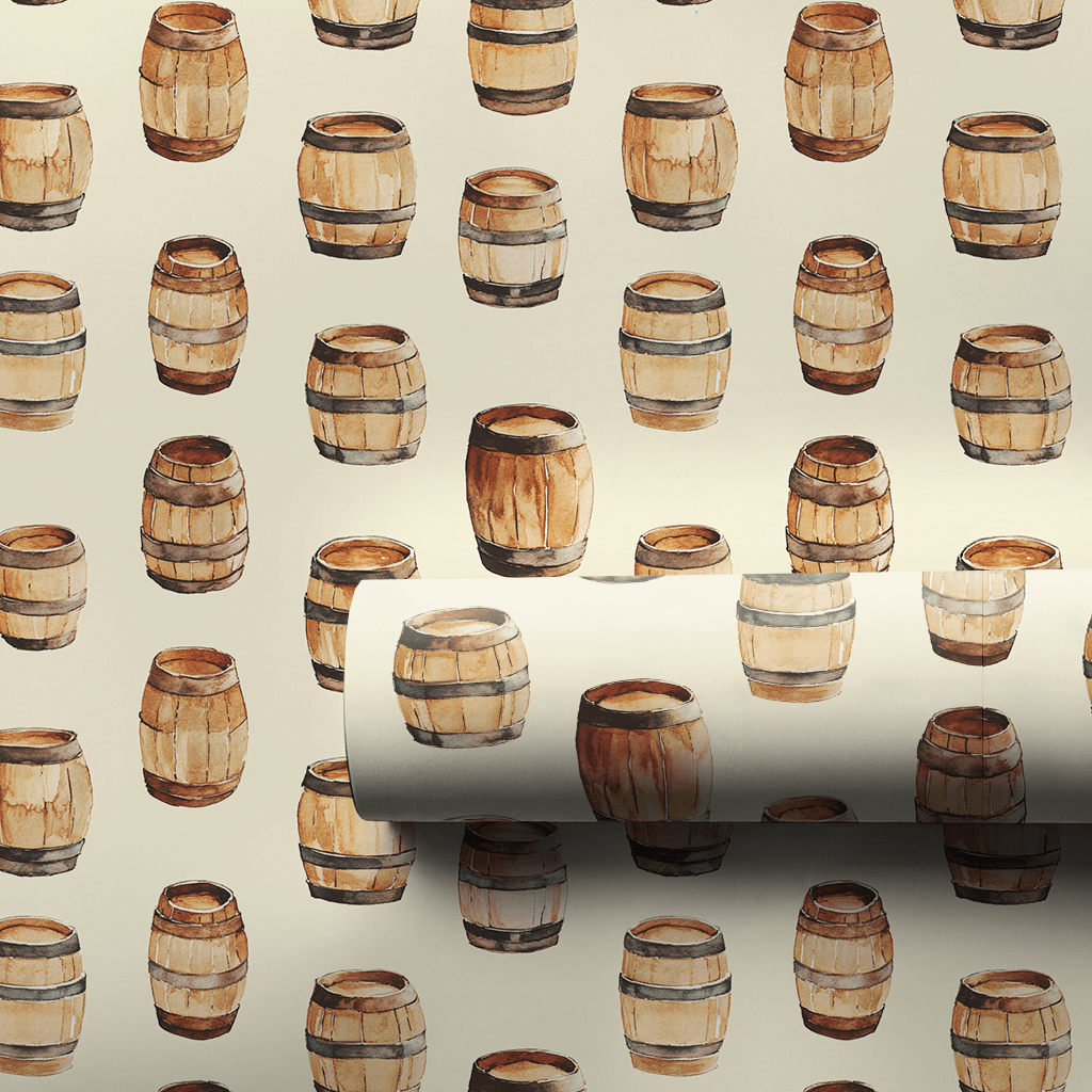 Bucking Barrel - Wrapping Paper - Aspen &amp; Arlo