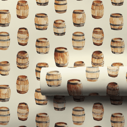 Bucking Barrel - Wrapping Paper - Aspen &amp; Arlo