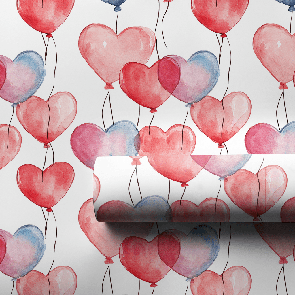 Inflated with Love - Wrapping Paper - Aspen & Arlo