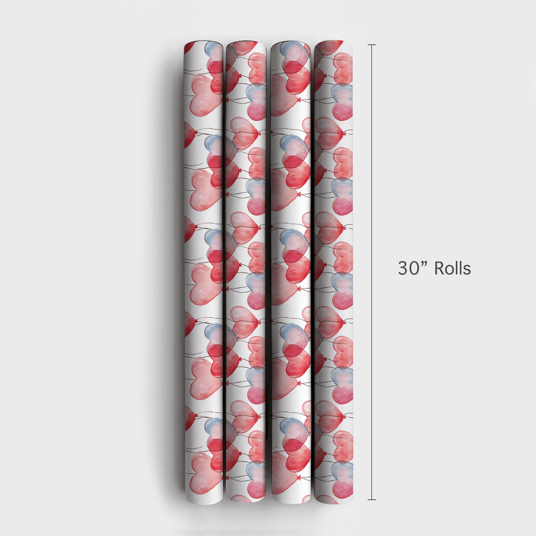 Inflated with Love - Wrapping Paper - Aspen & Arlo
