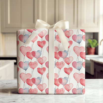 Inflated with Love - Wrapping Paper - Aspen & Arlo