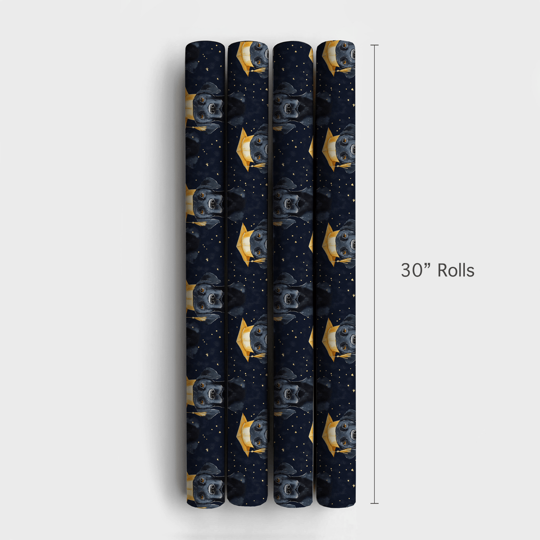 Black Lab Graduate - Wrapping Paper - Aspen & Arlo