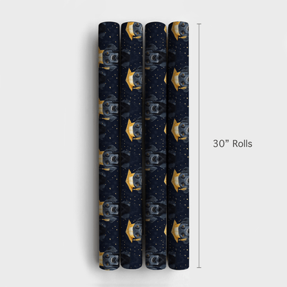 Black Lab Graduate - Wrapping Paper - Aspen & Arlo