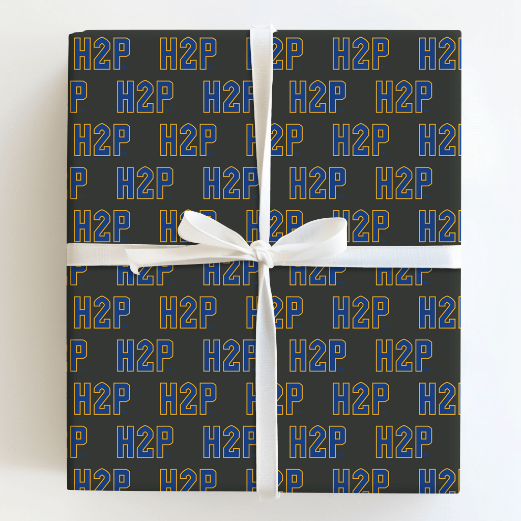H2P on Grey - Wrapping Paper - Aspen & Arlo