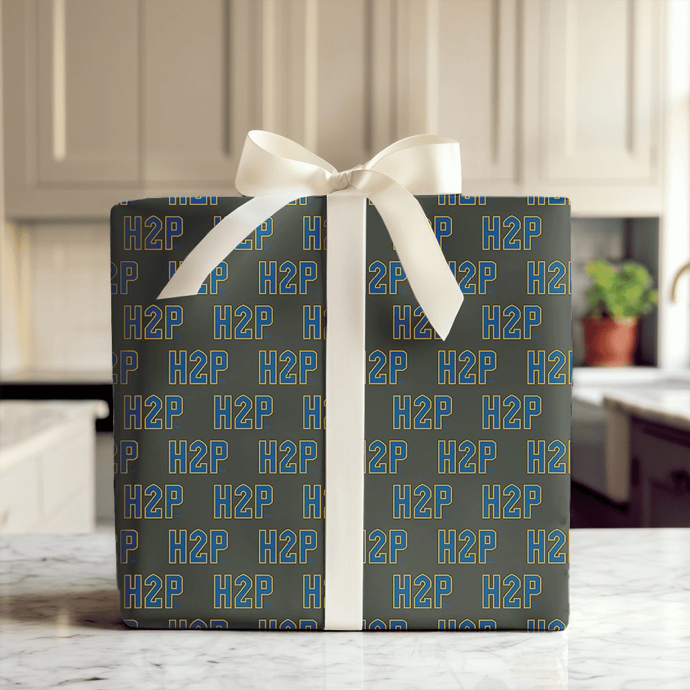 H2P on Grey - Wrapping Paper - Aspen & Arlo