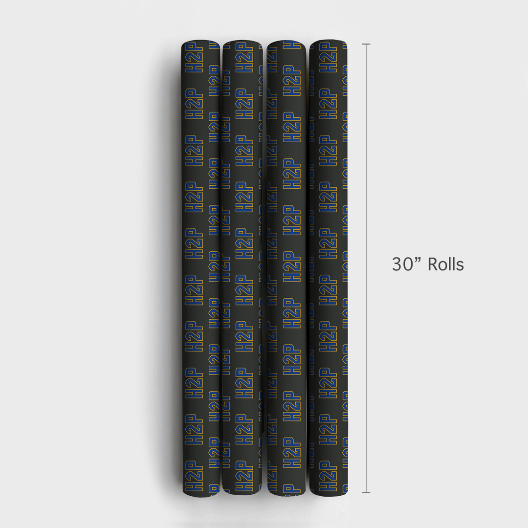 H2P on Grey - Wrapping Paper - Aspen & Arlo