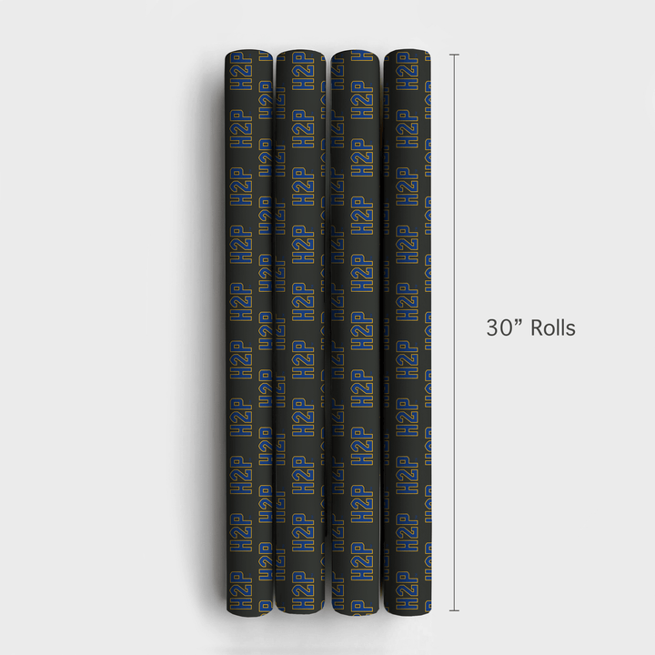 H2P on Grey - Wrapping Paper - Aspen & Arlo