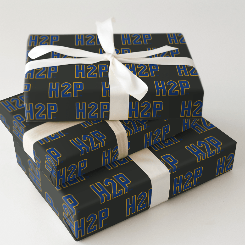 H2P on Grey - Wrapping Paper - Aspen & Arlo