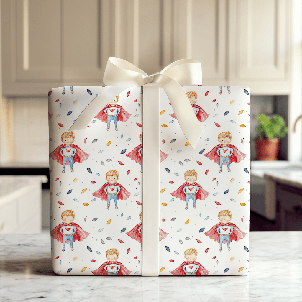 Hero Mode Activated - Wrapping Paper - Aspen & Arlo
