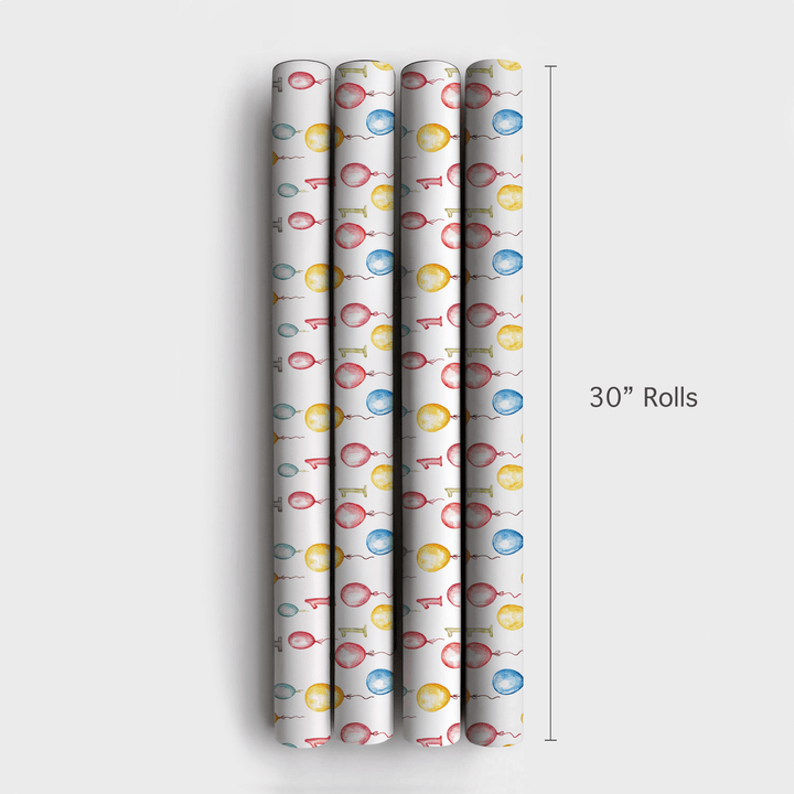 Celebrating One Year - Wrapping Paper - Aspen & Arlo