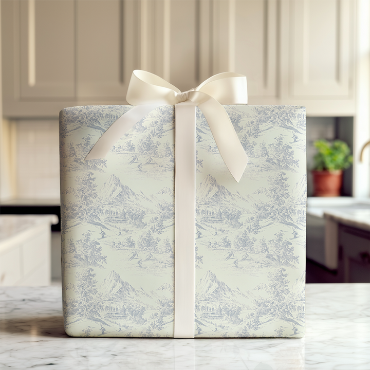 Blue Ski Toile