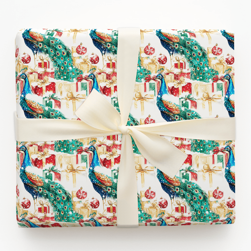 Peacock presents - Wrapping Paper - Aspen & Arlo