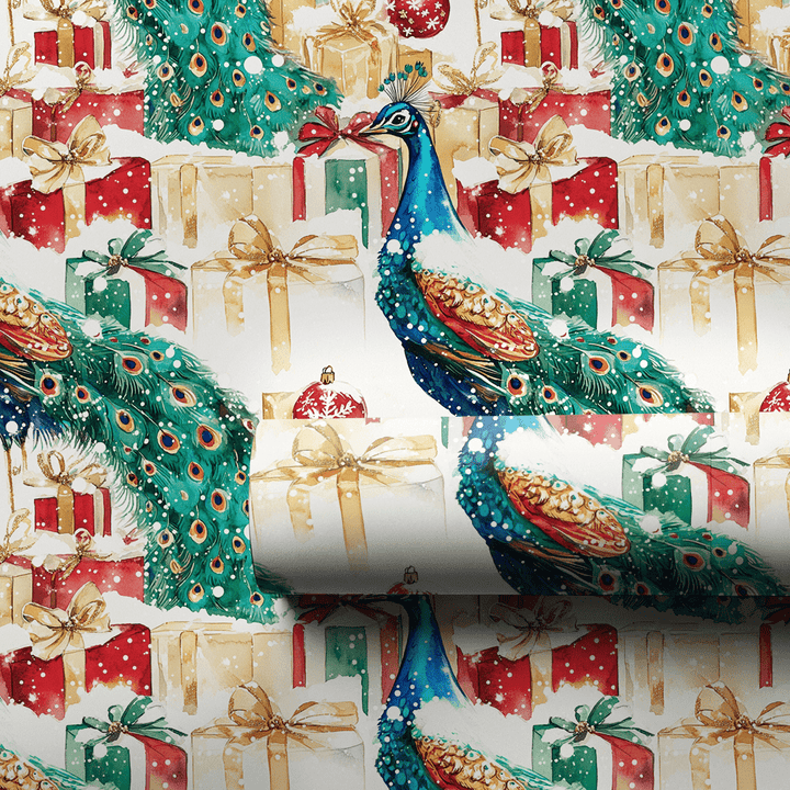 Peacock presents - Wrapping Paper - Aspen & Arlo