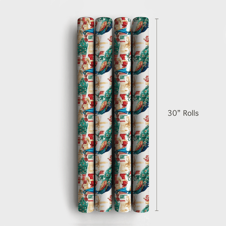 Peacock presents - Wrapping Paper - Aspen & Arlo