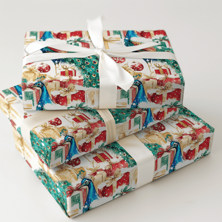 Peacock presents - Wrapping Paper - Aspen & Arlo