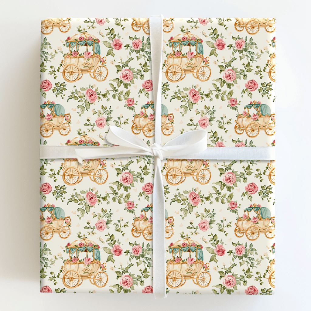 Charmed by the Carriage - Wrapping Paper - Aspen & Arlo