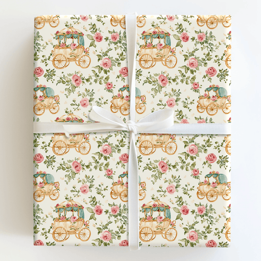 Charmed by the Carriage - Wrapping Paper - Aspen & Arlo