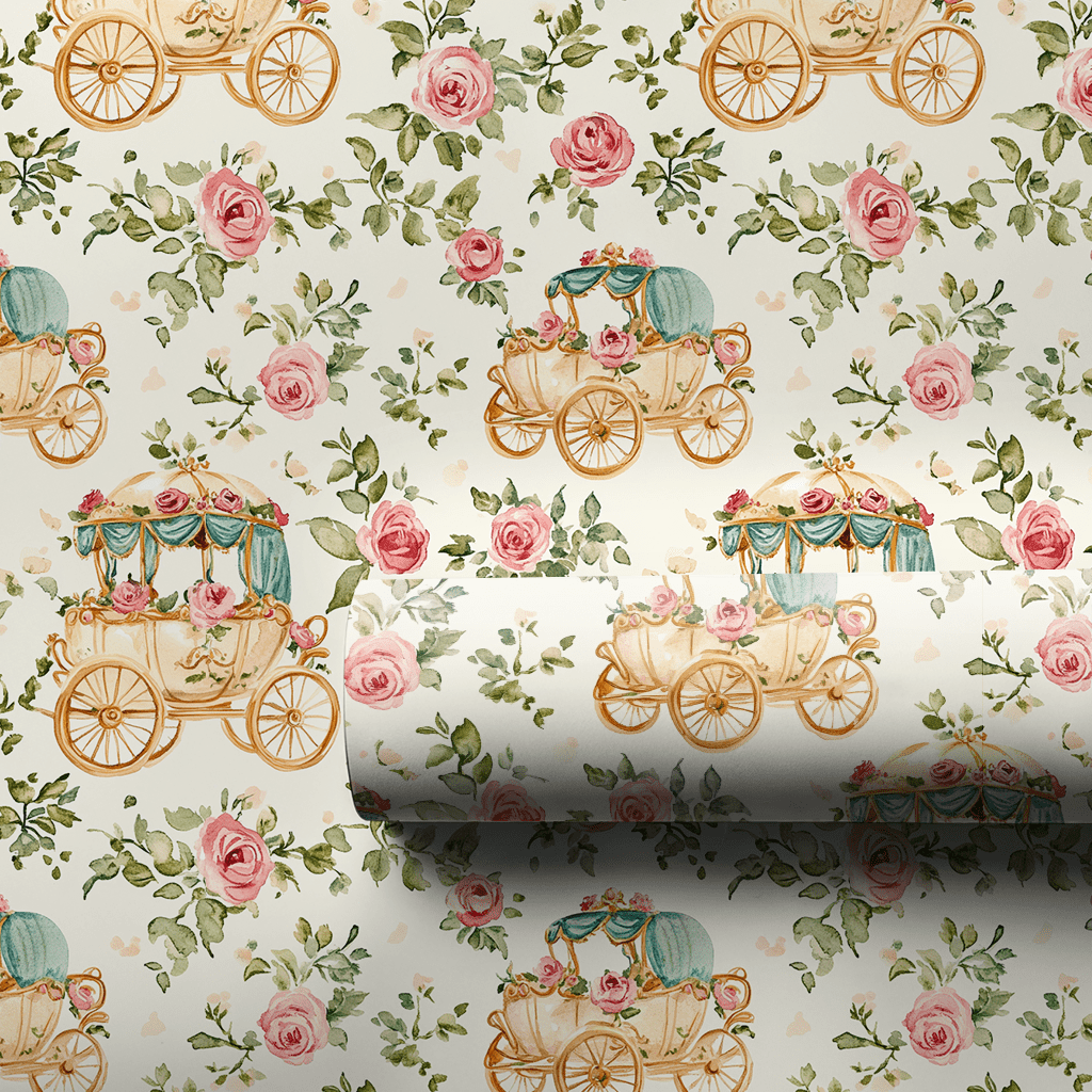 Charmed by the Carriage - Wrapping Paper - Aspen & Arlo