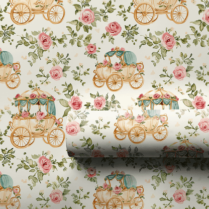 Charmed by the Carriage - Wrapping Paper - Aspen & Arlo