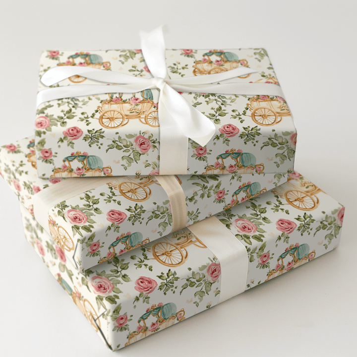 Charmed by the Carriage - Wrapping Paper - Aspen & Arlo
