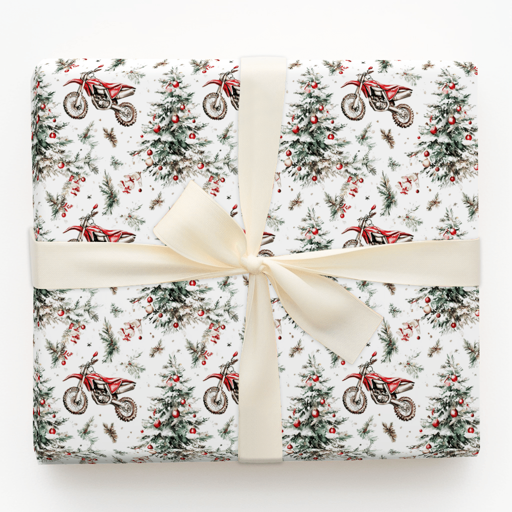 Speed Sleigh - Wrapping Paper - Aspen & Arlo