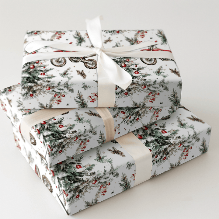 Speed Sleigh - Wrapping Paper - Aspen & Arlo