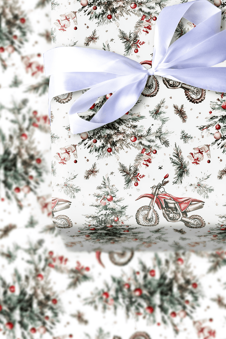 Speed Sleigh - Wrapping Paper - Aspen & Arlo