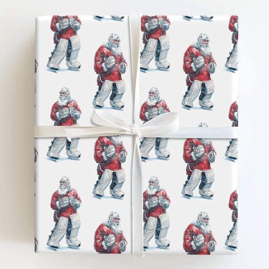 The Goalie Clause - Wrapping Paper - Aspen & Arlo