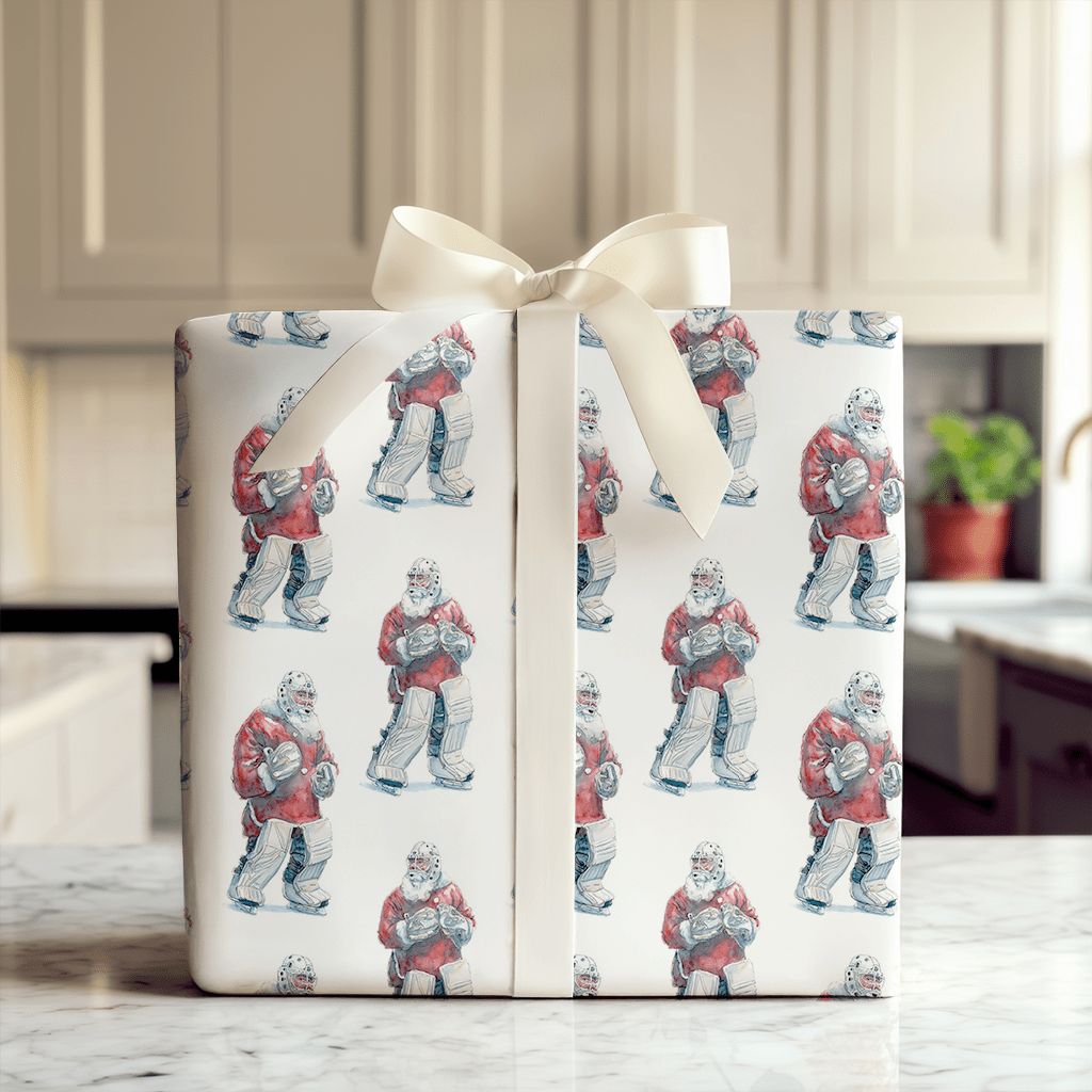 The Goalie Clause - Wrapping Paper - Aspen & Arlo