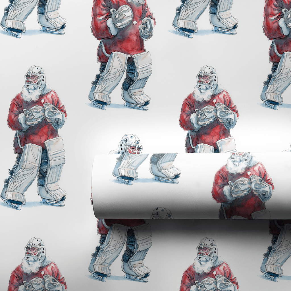 The Goalie Clause - Wrapping Paper - Aspen & Arlo