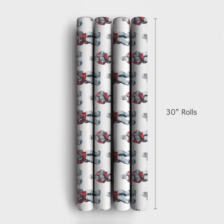 The Goalie Clause - Wrapping Paper - Aspen & Arlo