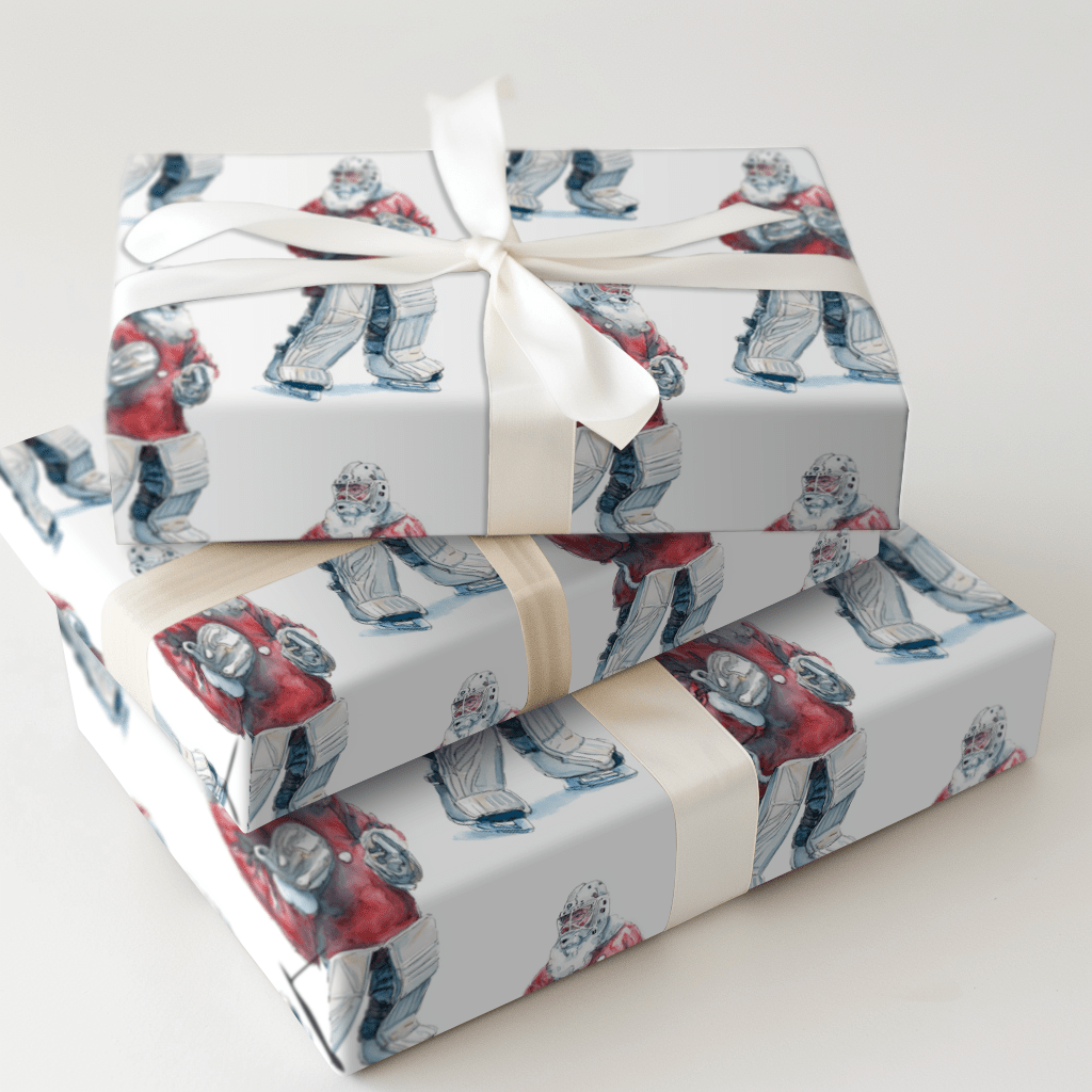 The Goalie Clause - Wrapping Paper - Aspen & Arlo