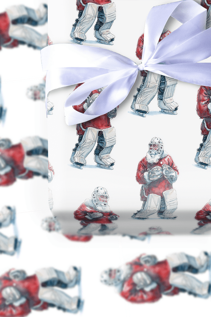 The Goalie Clause - Wrapping Paper - Aspen & Arlo