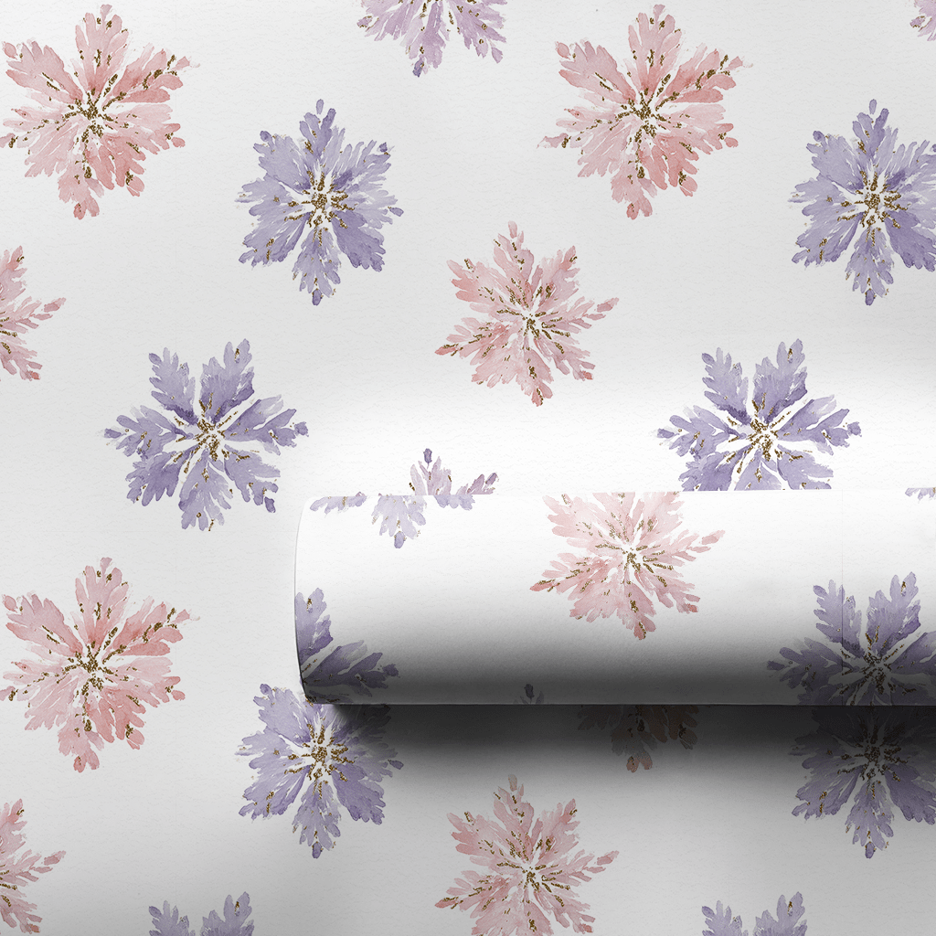 Crystal Snowfall - Wrapping Paper - Aspen & Arlo