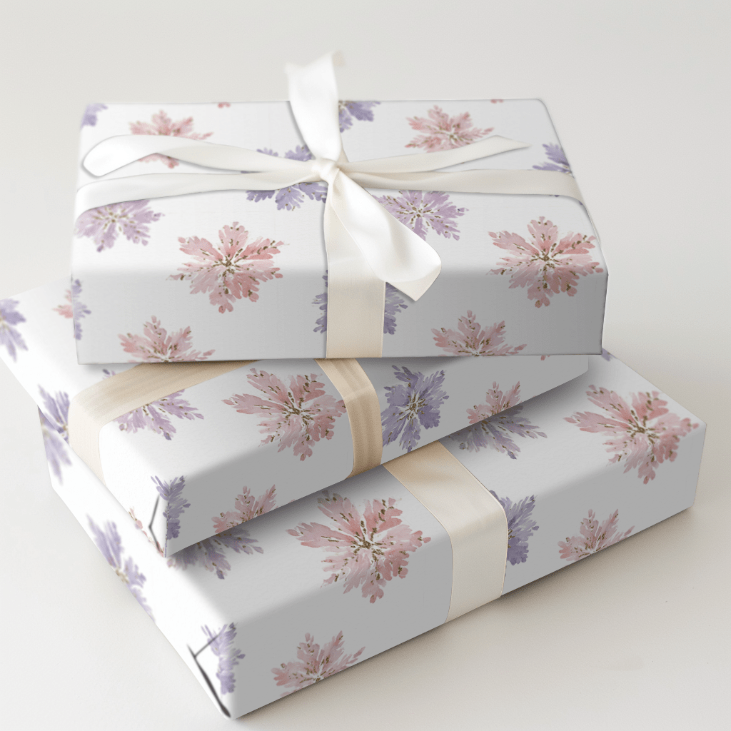 Crystal Snowfall - Wrapping Paper - Aspen & Arlo