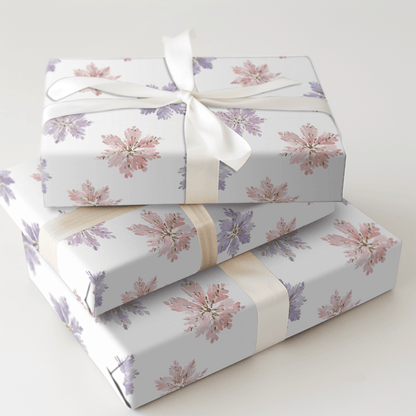 Crystal Snowfall - Wrapping Paper - Aspen & Arlo