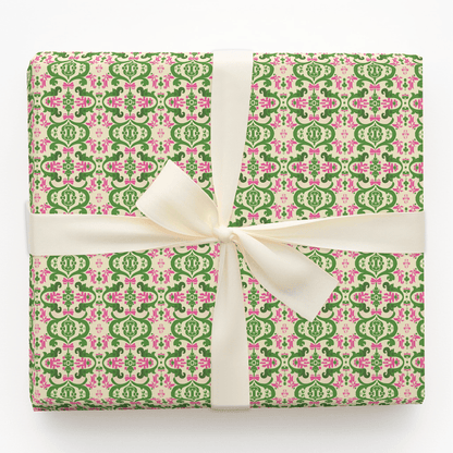 Pink and Lime Lush - Wrapping Paper - Aspen & Arlo