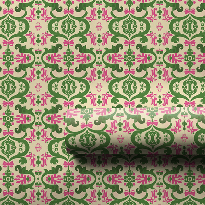 Pink and Lime Lush - Wrapping Paper - Aspen & Arlo